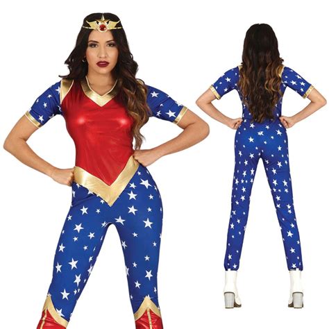 Szczegóły stroju Wonder Woman dla kobiet w dużym rozmiarze