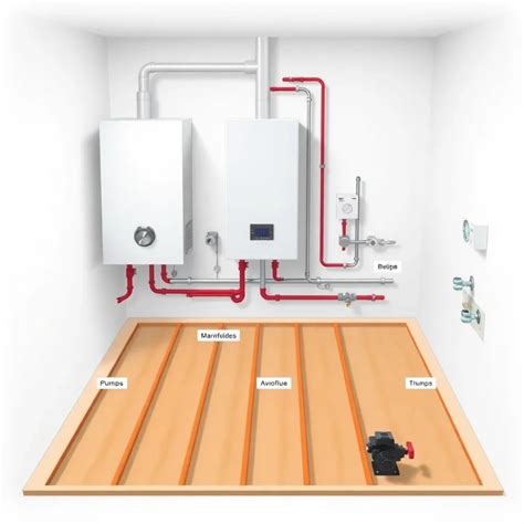 Schemat instalacji ogrzewania gazowego