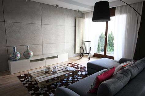 Beton architektoniczny we wnętrzu