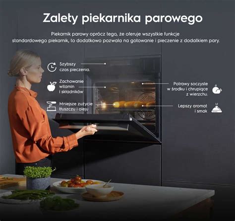Ilustracja ukazująca działanie piekarnika parowego