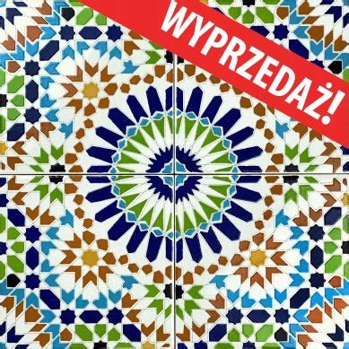 Przykładowe płytki marokańskie