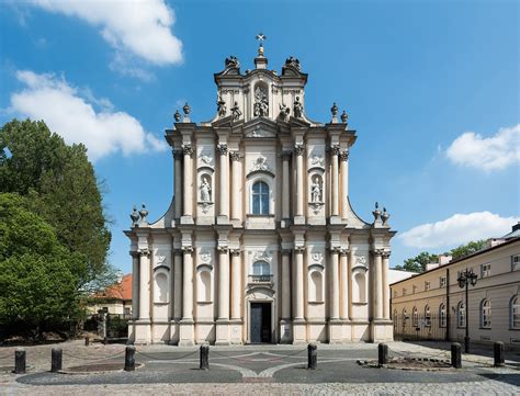 Elewacja kościoła Wizytek autorstwa Bernardo Bellotto