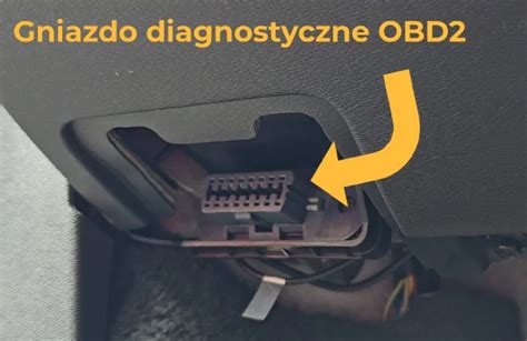 Złącze diagnostyczne OBD-II w samochodzie