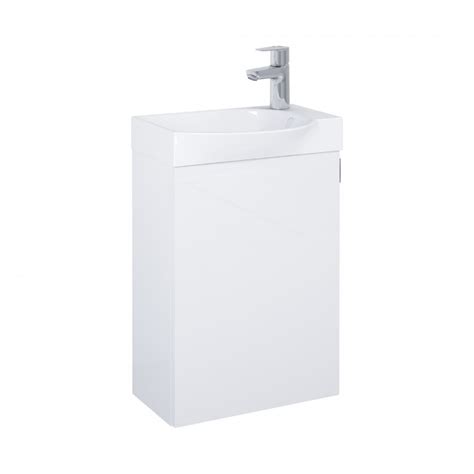 Umywalka 45 cm z szafką w małej łazience