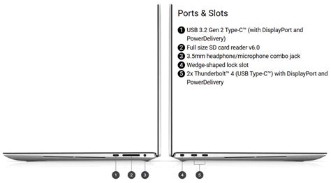 Porównanie klawiatury i portów w Dell XPS 15 9570 i XPS 15 9575 2w1