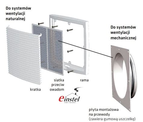 Instrukcja montażu kratki wentylacyjnej z wąsami