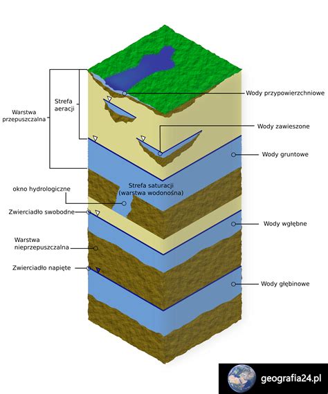 Diagram pokazujący głębokie wnikanie gruntu penetrującego w strukturę podłoża