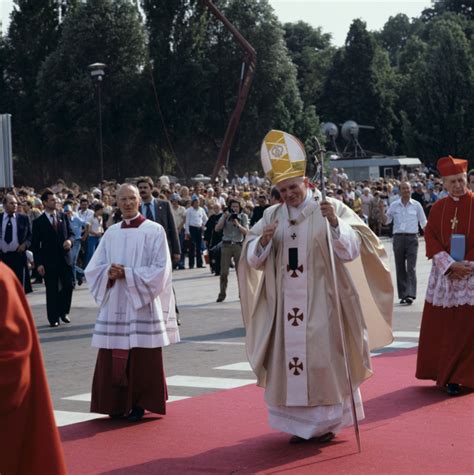 Jan Paweł II podczas pielgrzymki do Polski