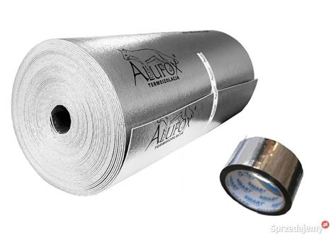 Przykładowe opakowania folii paroizolacyjnych aluminiowych
