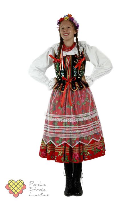 Tradycyjny strój lasowiacki - kobieta