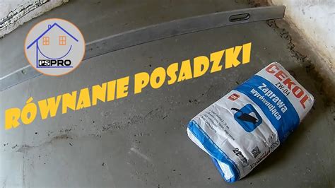 Skład zaprawy wyrównującej