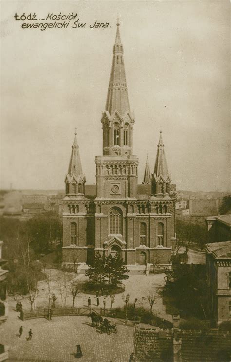Neo-romański kościół ewangelicki św. Jana w Łodzi (obecnie Jezuitów)