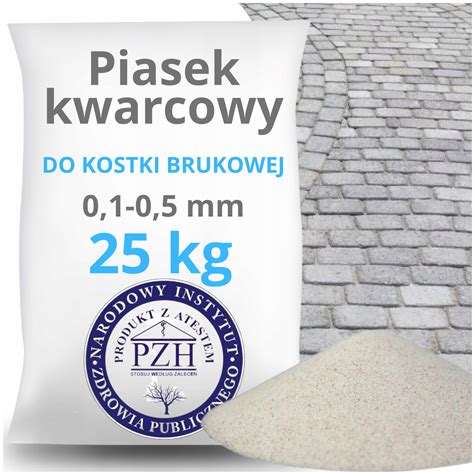 Drobny płukany piasek do fugowania kostki brukowej