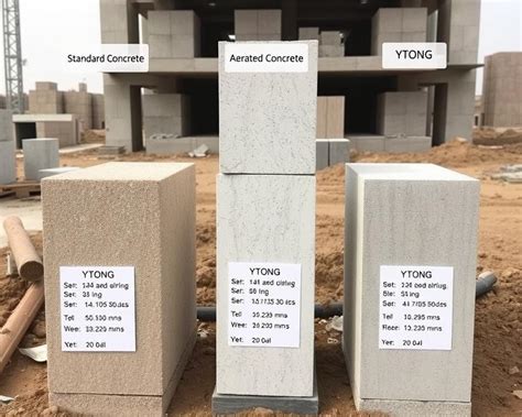 Porównanie wymiarów różnych rodzajów palisad betonowych