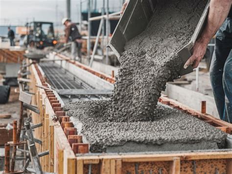 Mieszanka betonowa w betoniarce