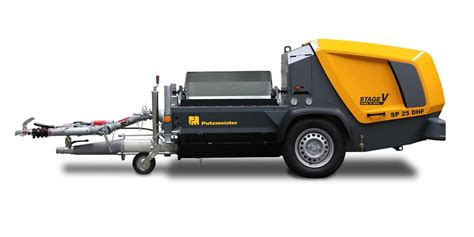 Diagram showing the components of a Putzmeister screed pump