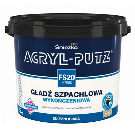 Zdjęcie przedstawiające proces nakładania gładzi szpachlowej Acryl Putz FS20 Finisz wałkiem lub szpachlą.