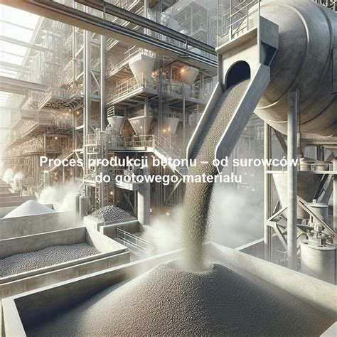 Próbki surowców do produkcji betonu