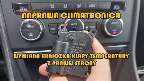 Schemat panelu sterowania klimatyzacją automatyczną w Nissan Qashqai