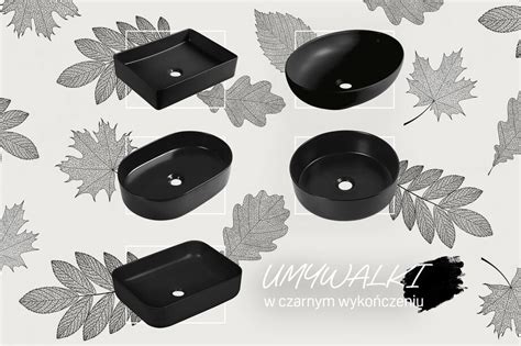 przykładowe materiały umywalek ceramicznych i kompozytowych