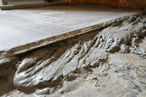 Próbka wylewki betonowej
