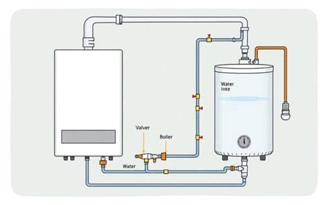 Schemat podłączenia przewodów elektrycznych bojlera