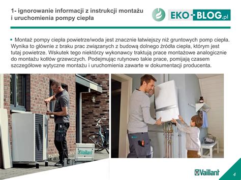 Ilustracja przedstawiająca najczęstsze błędy montażowe bojlera