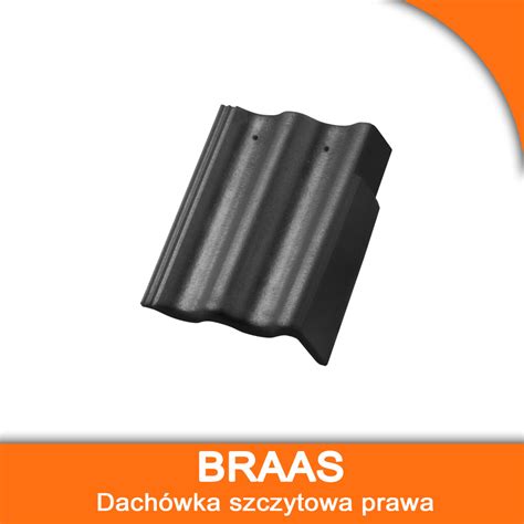 Dachówka betonowa Braas w zbliżeniu
