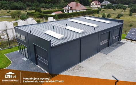 Przykładowa hala magazynowa z posadzką z betonu polerowanego