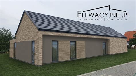 Przykładowe elewacje wykończone różnymi rodzajami tynków Baumit