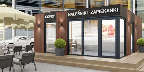 Nowoczesny pawilon gastronomiczny