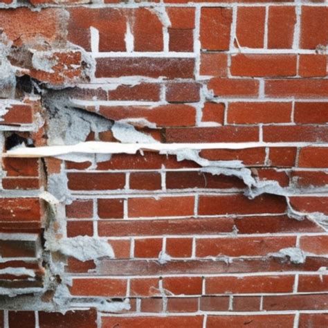 Proces naprawy uszkodzonej cegły w słupku ogrodzeniowym
