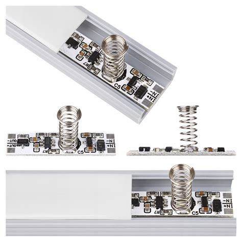Włącznik dotykowy LED w profilu aluminiowym