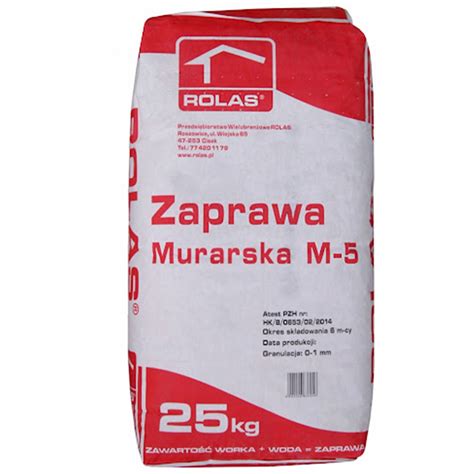 Zaprawa murarska w worku