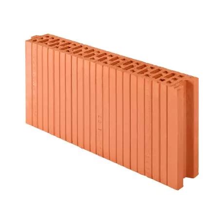 Przykładowy pustak ceramiczny z systemem pióro-wpust
