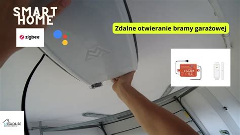 Ilustracja przedstawiająca integrację bramy garażowej z systemem smart home