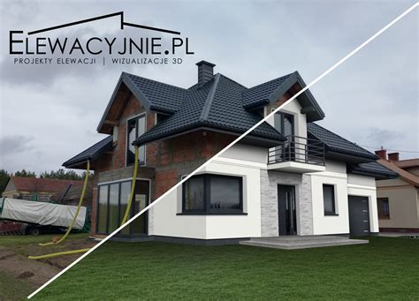 nowoczesna elewacja budynku z tynkiem BOLIX BALANCE