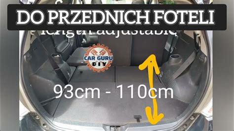 Schemat składanej podłogi bagażnika
