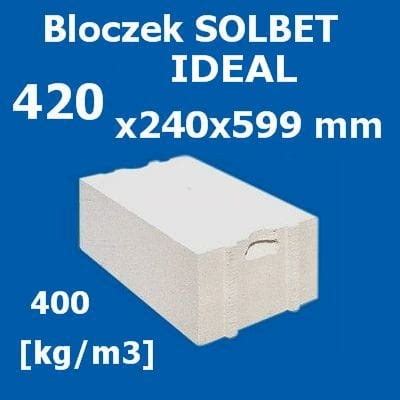 Bloczki betonu komórkowego SOLBET Ideal