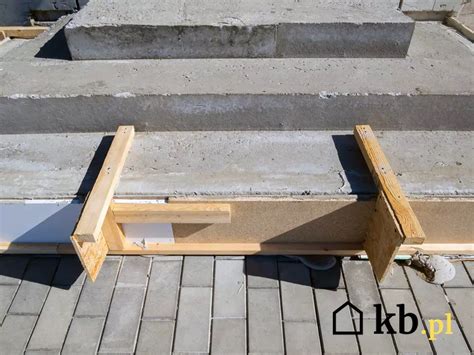Przykładowy szalunek schodów betonowych