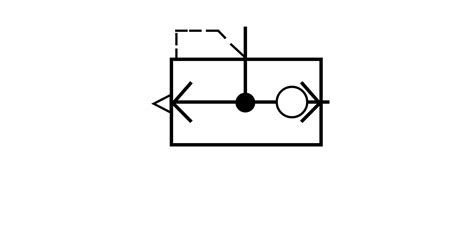 Symbol graficzny zaworu zwrotnego