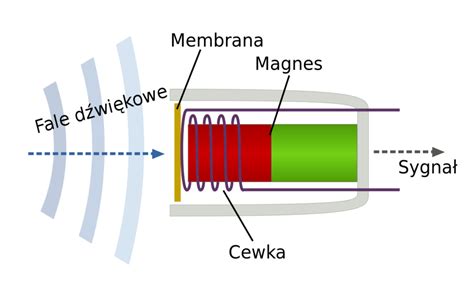 Schemat działania mikrofonu sejsmicznego
