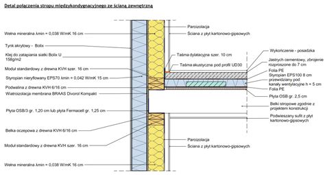 Przekrój pustaka ceramicznego z widocznymi komorami powietrznymi