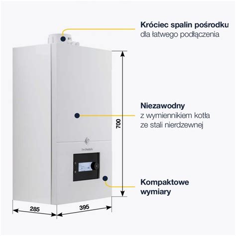 Nowoczesny kocioł gazowy kondensacyjny