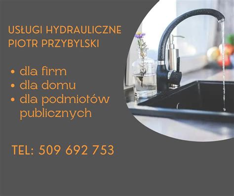 Firma hydrauliczna podczas pracy