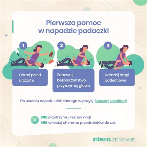 schemat pierwszej pomocy przy ataku padaczki