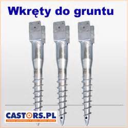 Schemat pokazujący fundament wkręcany w różne typy gruntu