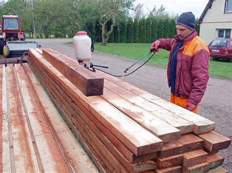 Profesjonalny sprzęt do impregnacji drewna metodą natryskową
