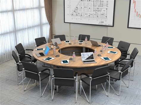 Okrągły stół konferencyjny - rozmieszczenie uczestników