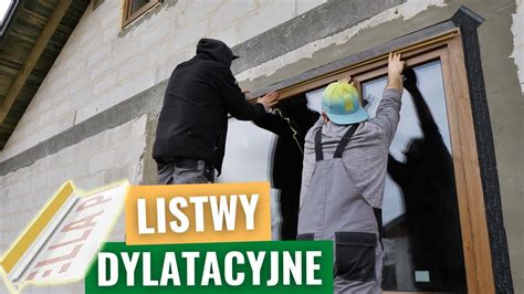 Schemat działania listwy dylatacyjnej przyokiennej